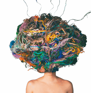 Woman with tangled thoughts representing trauma treatment needs in Seattle, Washington