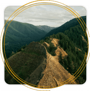 Mountain landscape representing peace after trauma counseling in Washington State