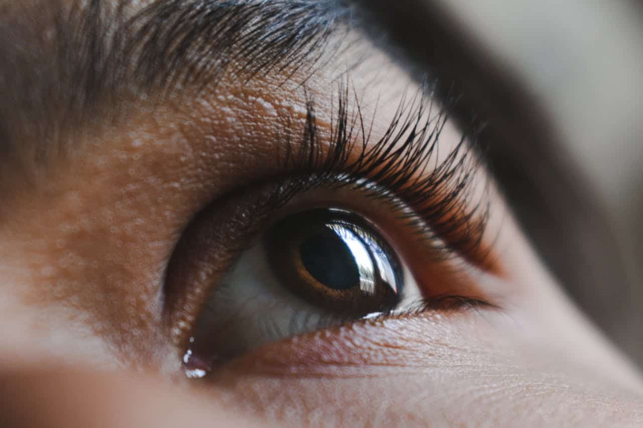 Close-up of eye symbolizing EMDR bilateral stimulation and trauma memory reprocessing